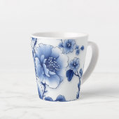 Blue Blossom Tea Cup Latte Mok (Rechterhoek)