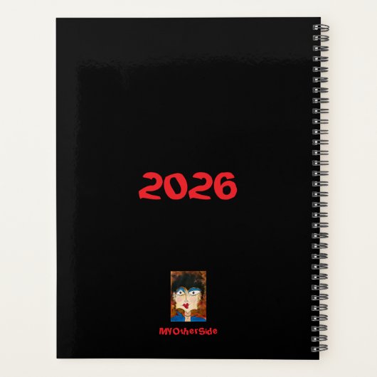 "Blue Blouse" Planner (Achterkant)