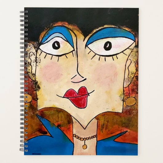 "Blue Blouse" Planner (Voorkant)