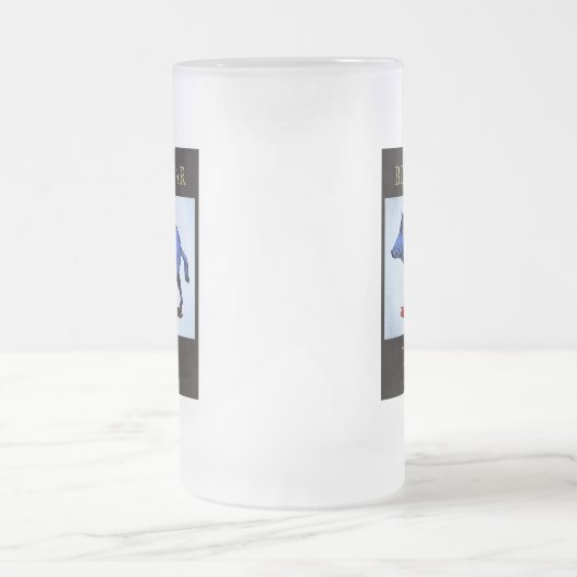 Blue Boar Tavern Frosted Mok (Center)