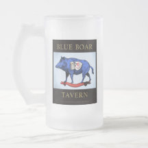 Blue Boar Tavern Frosted Mok