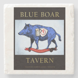 Blue Boar Tavern Marble Onderzetter