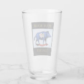 Blue Boar Tavern Pint Glass Glas (Achterkant)