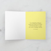 Blue Boat Birthday Wenskaart Kaart (Binnen)