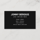 Blue Boat Handyman Visitekaartje (Achterkant)