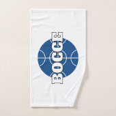 Blue Bocce Ball Logo handdoek op maat (Handdoek)
