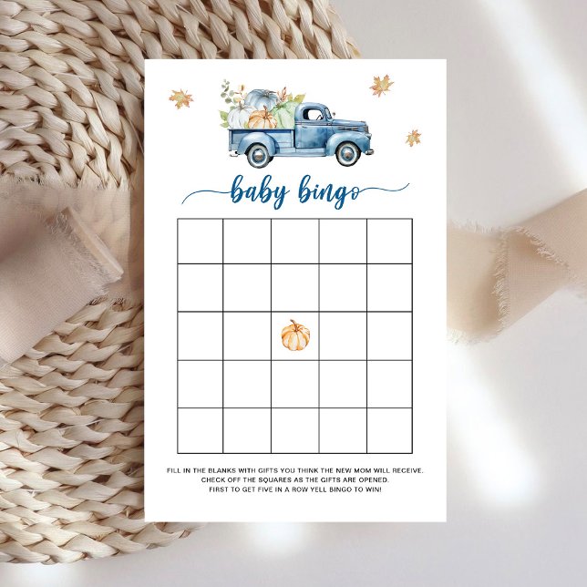 Blue Boerderij Truck Little Pumpkins Baby Bingo Ga (Creator heeft geüpload)