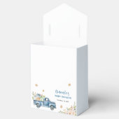 Blue Boerderij Truck Pumpkins Baby shower Dank u Bedankdoosjes (Geopend)