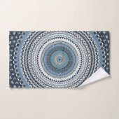 Blue Bohemian Mandala Bad Handdoek (Handdoek)