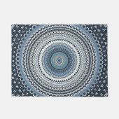 Blue Bohemian Mandala    Deurmat (Voorkant)