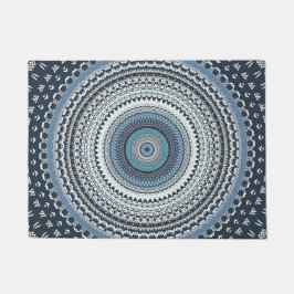 Blue Bohemian Mandala    Deurmat