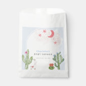Blue Boho Arch Cactus Speelgoed Jongen Baby shower Bedankzakje (Voorkant)