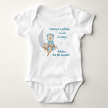 Blue Boho Beer Moon Baby Clothing