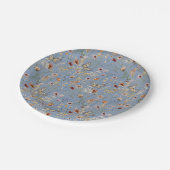 Blue Boho Butterflies Papieren Bordje (Gekanteld)