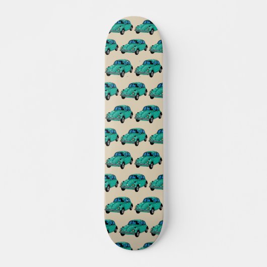Blue Boho Car Persoonlijk Skateboard (Voorkant)