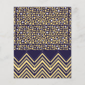 Blue Boho Elephant, Babysitter, Daycare, Nursery Flyer (Achterkant)