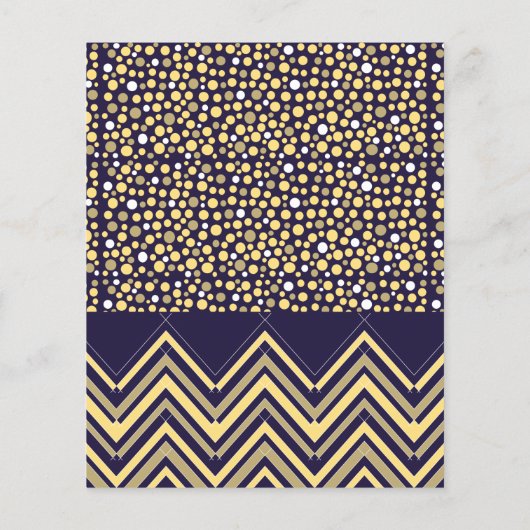 Blue Boho Elephant, Babysitter, Daycare, Nursery Flyer (Achterkant)