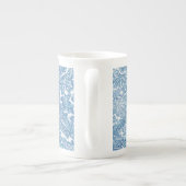 Blue Boho Paisley Pattern Porselein Kop (Achterkant)