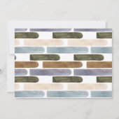 Blue Boho Pumpkins & Dried Floral Calendar & Photo Save The Date (Achterkant)