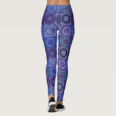 Blue Boho Quilt Leggings (Achterkant)
