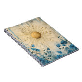 Blue Boho Sunshine" (of soms "Boho Sun Blue") Notitieboek (Rechterzijde)