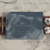 Blue Boho Waterverf bruiloft Gastenboek