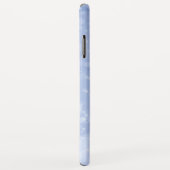 Blue Bokeh Glitter Sparkly Monogram Case-Mate iPhone Case (Achterkant/rechts)