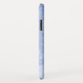 Blue Bokeh Glitter Sparkly Monogram Case-Mate iPhone Case (Achterkant/rechts)