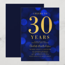 Blue Bokeh Gold juicht voor 30 jaar verjaardagsfee