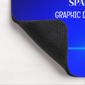 Blue Bokeh Guilloché Design, Graphic Designer Muismat (Hoek)