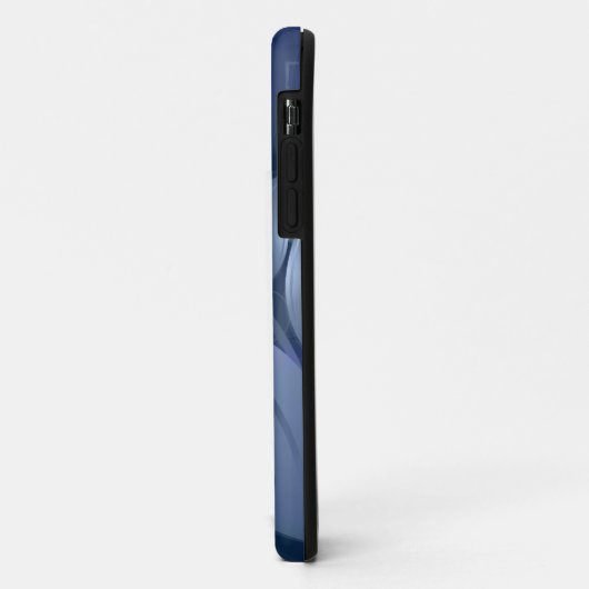 Blue Bokeh Leaves Case-Mate iPhone Case (Achterkant/links)