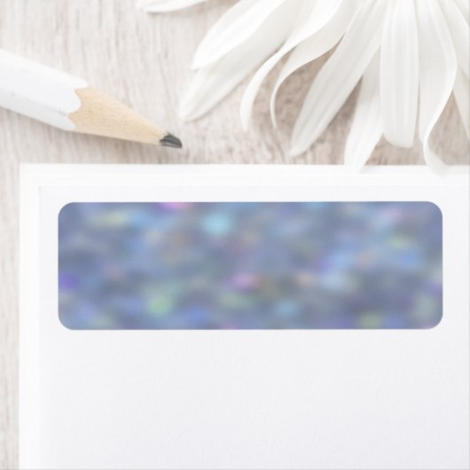 Blue Bokeh Sparkles Etiket (Insitu)