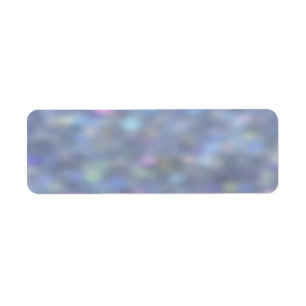 Blue Bokeh Sparkles Etiket