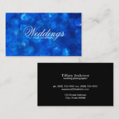 Blue Bokeh Visitekaartje (Voorkant / Achterkant)