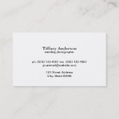 Blue Bokeh Visitekaartje (Achterkant)