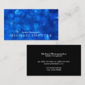 Blue Bokeh Visitekaartje (Voorkant / Achterkant)