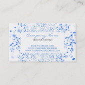 Blue Bokeh Visitekaartje (Achterkant)