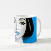 Blue Bold Muse Koffiemok (Voorkant rechts)