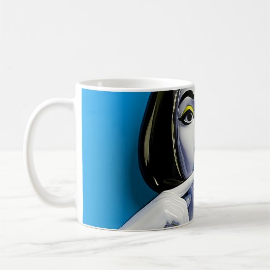 Blue Bold Muse Koffiemok (Links)