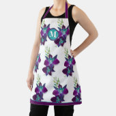 Blue Bom Dendrobium Orchid Flower Monogram Schort (Insitu)