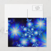 Blue Bonanza Schattige Cool Abstract Briefkaart (Voorkant / Achterkant)