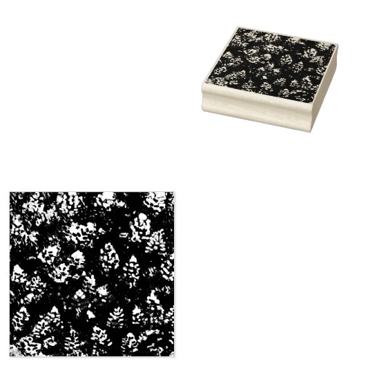 Blue Bonnet Field Rubberstempel (Gestempeld)