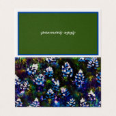 Blue Bonnet Medley Kaart (Buitenkant ongevouwen)