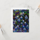 Blue Bonnet Medley Kaart (Voorkant / Achterkant in situ)