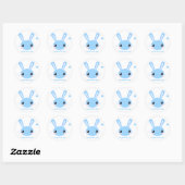 Blue Boo-Boo Bunny Chan Stickers (Vel)
