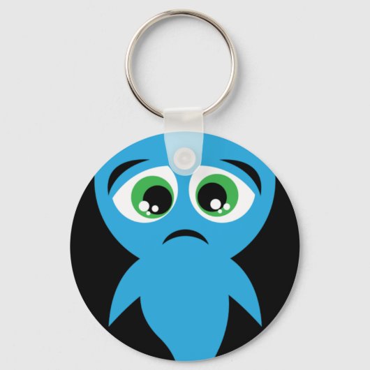Blue Boo Sleutelhanger (Voorkant)