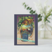 Blue Book en Brass Bells  Nieuwjaar Feestdagenkaart (Staand voorkant)