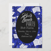 Blue Book lanceringsfeest Kaart (Voorkant)