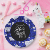 Blue Book lanceringsfeest Papieren Bordje (Feest)