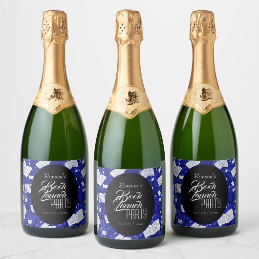 Blue Book lanceringsfeest Sparkling Wijnetiket (Flessen)